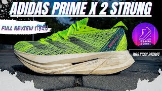 ADIDAS ADIZERO PRIME X 2 STRUNG Full Review amp Race Test in Ladakh Marathon Hindi [upl. by Aihsyt8]