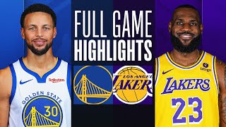 WARRIORS at LAKERS  NBA PRESEASON FULL GAME HIGHLIGHTS  October 13 2023 [upl. by Aneerbas]