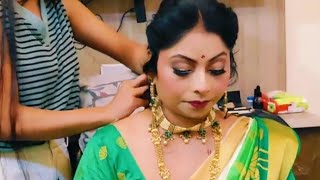 Makeover by Gauri for a festival session❤️ vlog trending video makeup makeupartist viral yt [upl. by Annauqahs]