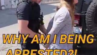 Jatie Vlogs Josh Gets Katie Arrested Prank Deleted Clip [upl. by Dressel931]