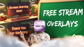 FREE Live Stream Overlays  Animation  Without Animation [upl. by Sisco]