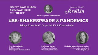 Shakespeare amp Pandemics Episode 58 of Srees Daily Global Covid19 Show [upl. by Larimer]