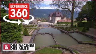 Vidéo 360 Les magnifiques jardins du château du Touvet [upl. by Atibat]