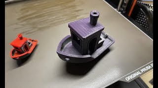 Prusa XL Two Color Benchy No Wipe Tower [upl. by Nowad]