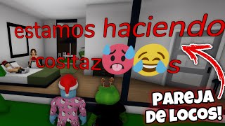 ✨ESPIANDO PAREJA DE VIRTUALITOS EN BROOKHAVEN✨termino turbio😱😈 [upl. by Starobin]