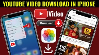 YouTube Video Download in iPhone  How To Download Youtube Video in iPhone  YouTube Video Download [upl. by Anna-Diana]