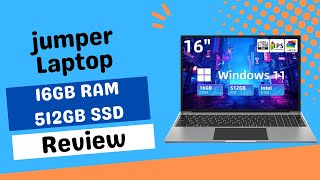 jumper Laptop 16GB RAM 512GB SSD Performance in a Compact Package  Review [upl. by Soble37]