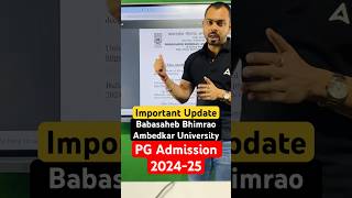 BBAU PG ADMISSION 202425 Started cuet2024 cuetpg shorts cuet bbauuniversitynews [upl. by Nevear]