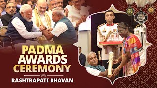 LIVE  PM Modi attends Padma Awards 2024 ceremony at Rashtrapati Bhavan [upl. by Yboj]