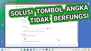 Solusi Tombol Angka di Keyboard Tidak Berfungsi  Padahal Num Lock Sudah On Windows 11 [upl. by Ellahcim]