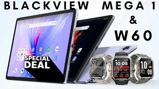 Blackview Mega 1 Tablet amp W60 Smartwatch [upl. by Christianson]