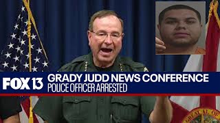 Bartow police officer arrested Sheriff Grady Judd [upl. by Fox]