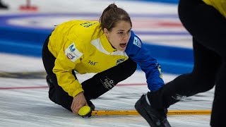 CURLING CCT 2015 Stockholm Ladies Curling Cup  R Robin  SCHOEPP GER  HBORG SWE  HIGHLIGHTS [upl. by Vivie512]