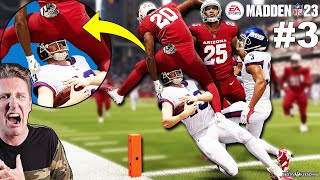 I TOOK IT RIGHT TO THE FACE ON THIS TOUCHDOWN  Madden 24  Superstar 3 [upl. by Aiello]