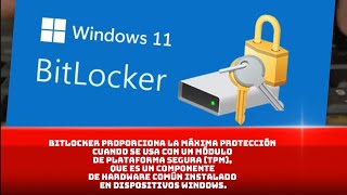 Qué es el BitLocker y para qué sirve en Windows 11 y 10 [upl. by Adria]