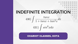 INDEFINITE INTEGRATION QUESTIONS AND SOLUTIONS NO 430 amp 431 [upl. by Nannoc413]