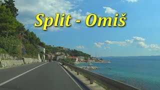 SPLIT  OMIS CROATIA JADRANSKA MAGISTRALA 4K [upl. by Nahama]