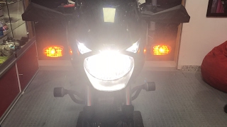 LUCES LED  FLASHER ESTACIONARIAS PULSAR 180  200 220 [upl. by Jehanna796]