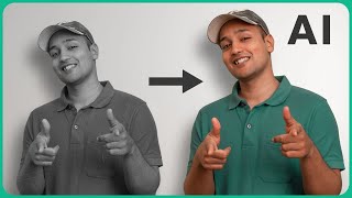 How to Colorize a Black and White photo  Using AI [upl. by Euton309]