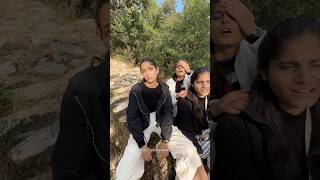 First time trek with sisters 😍  Haalat kharaab 🫠  shorts minivlog vlog brothersister [upl. by Godding565]