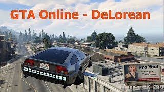 DeLorean GTA Online  BEST VEHICLE  Test Drive  Flight  Doomsday DLC [upl. by King938]