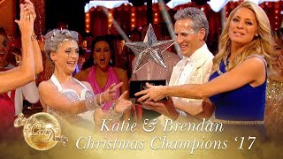 Katie Derham amp Brendan Cole win Christmas Special 2017  Strictly Come Dancing [upl. by Aemat]