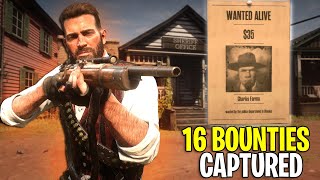 Becoming A Bounty Hunter In Red Dead Redemption 2 [upl. by Nager478]