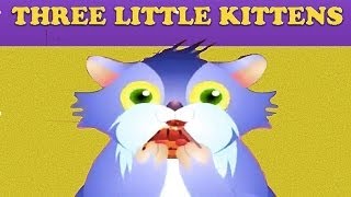 Three Little Kittens Nursery Rhyme  Cartoon Animation For Children [upl. by Salita553]