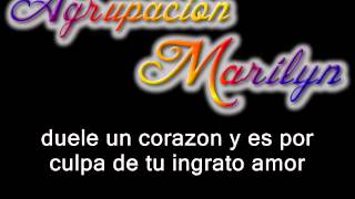 Agrupacion Marilyn  llora corazon letra [upl. by Nunci747]