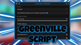 NEW Greenville Script  Auto Job  Auto Farm  Infinite Money  Car Speed  AND MORE  PASTEBIN [upl. by Ahtabat]