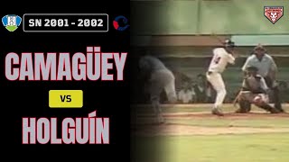 CAMAGÜEY vs HOLGUÍN PLAY OFF 2002 3er juego Serie Nacional de Beisbol [upl. by Dyolf]