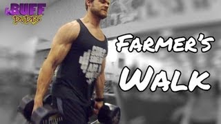 How to Perform the Farmers Walk  Exercise Tutorial [upl. by Gayner]