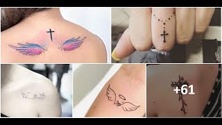 Mas de 65 Hermosos Tatuajes de Fe Cruces para Mujeres [upl. by Krasner]