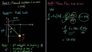 Physique 3  Séance 3  Mouvement oscillatoire à un DDL Suite [upl. by Netsuj]