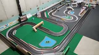 Race Against Pace Car On Scalextric Slot Car Track [upl. by Reisfield]