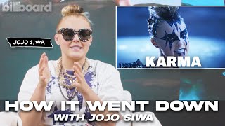 JoJo Siwa On Creative Process Behind “Karma” Lyrics amp Music Video  How It Went Down  Billboard [upl. by Dorthy]