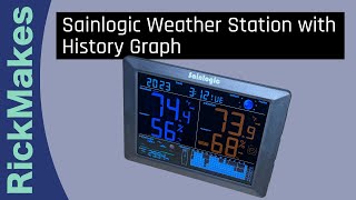 Sainlogic Weather Station with History Graph [upl. by Anilek389]