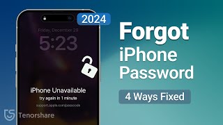 2024 Forgot iPhone Passcode 4 Ways to Unlock It👍 [upl. by Lazar]