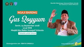 Ngaji Bareng Gus Qoyyum  UNISSULA 2018 [upl. by Aiza]