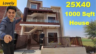 1000 sqft House Design  25 by 40 house design  1000 sqft home design  25x40 House Design [upl. by Cirenoj]