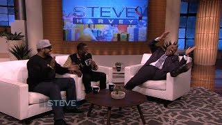 Surprise Ice Cube amp Kevin Hart in disguise  STEVE HARVEY [upl. by Matthiew]