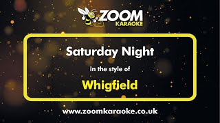 Whigfield  Saturday Night  Karaoke Version from Zoom Karaoke [upl. by Arobed]