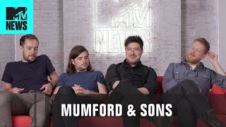 Mumford amp Sons on Their New Album ‘Delta’  MTV News [upl. by Ahsyekal466]