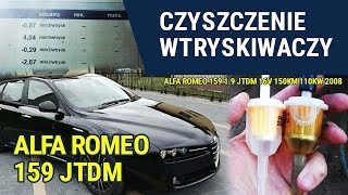 Alfa Romeo 159 19 JTDM czyszczenie wtryskiwaczy Diesel [upl. by Iramaj587]