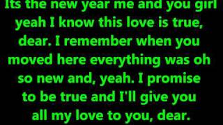 Justin Bieber feat Jaden Smith Happy New Year Lyrics on screen HD [upl. by Aleacem731]