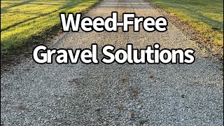 Maintaining a WeedFree Gravel Driveway [upl. by Thebazile]