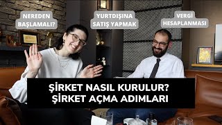 ŞİRKET AÇMAKLA İLGİLİ HER ŞEY🚀  0dan Başlayanlar İçin Şirket Kurma amp Fatura Kesme amp Vergi Ödeme [upl. by Soilissav636]