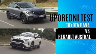 Toyota RAV4 Hibrid protiv Renault Austral etech Hibridni TEST by Miodrag Piroški [upl. by Artek]