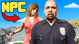 NPC Hitman Takes Out Cops in GTA 5 RP [upl. by Lawlor580]