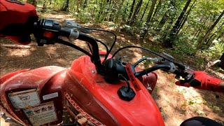 Back trail riding one the Raptor 700 savesportquads [upl. by Vincenta]